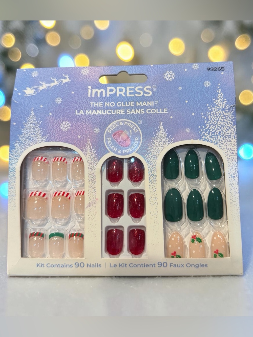 imPRESS Holiday No-Glue Mani Press-On Nail Kit